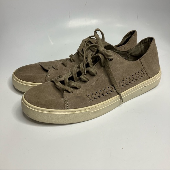 Toms Lennox Desert taupe lace up shoes size 12 - Picture 4 of 8